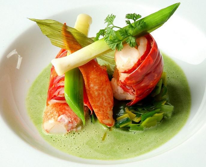 Lobster Medallions with Leek Fondue