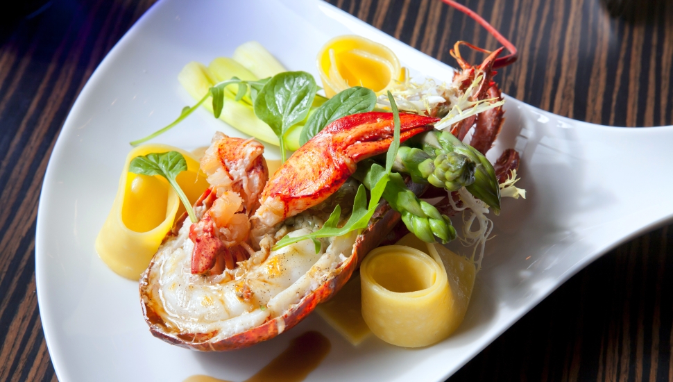 Butter Poached Lobster & Pasta Rolls